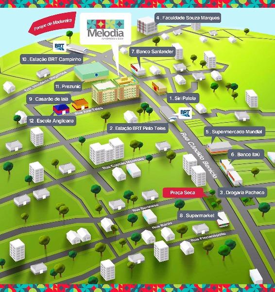 Apartamento para Venda em Rio De Janeiro / RJ no bairro Campinho - Rafael Aguiar Imóveis