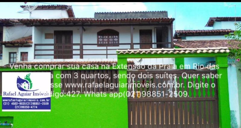 Casa para Venda em Rio Das Ostras / RJ no bairro Extensao Do Bosque Da Praia - Rafael Aguiar Imóveis