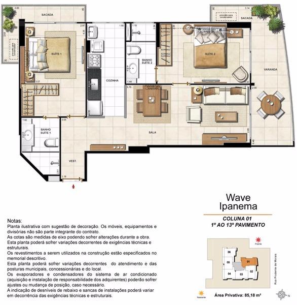 Apartamento para Venda em Rio De Janeiro / RJ no bairro Ipanema - Rafael Aguiar Imóveis