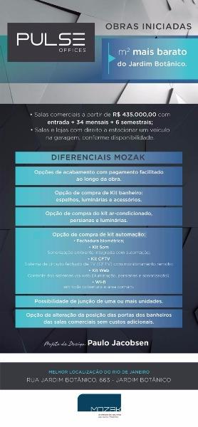 Sala Comercial para Venda em Rio De Janeiro / RJ no bairro Jardim Botanico - Rafael Aguiar Imóveis