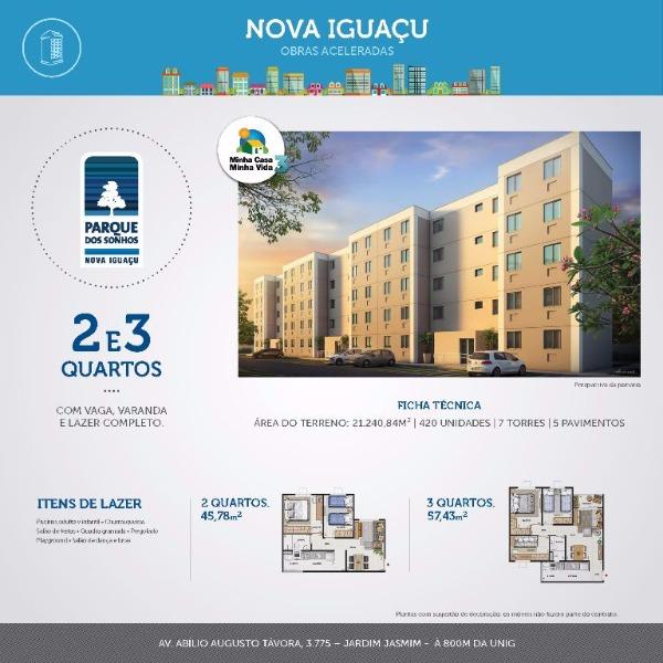Apartamento para Venda em Nova Iguacu / RJ no bairro Nova Iguacu - Rafael Aguiar Imóveis
